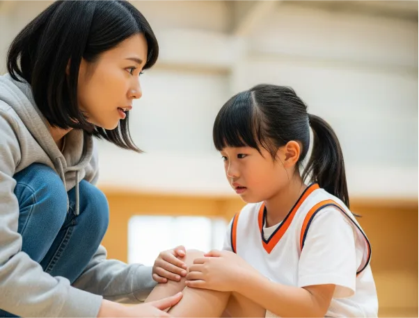子どものケガや疲れが心配